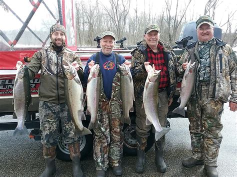 Dont take the risk of wading the steelhead trout streams, as well. . What fish are biting in michigan right now